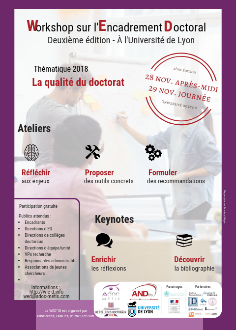 Flyer WED'18 avec parrains